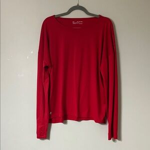 Under Armour Women's Red Long Sleeve Top
